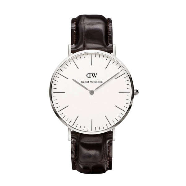 Daniel Wellington Mens 0211DW York Brown Leather Watch   17406870