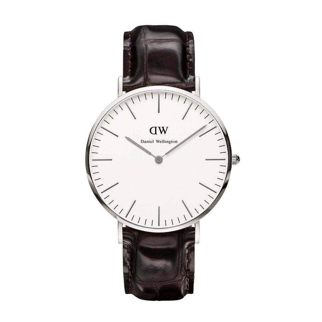 Daniel Wellington Men's 0211DW 'York' Brown Leather Watch