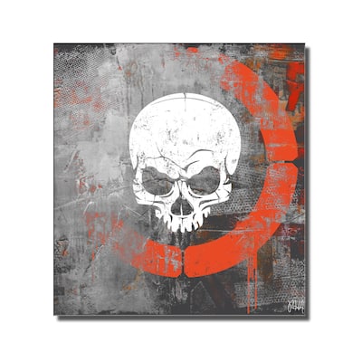 Ready2HangArt 'Born2BWild XIV' Skull Canvas Wall Art