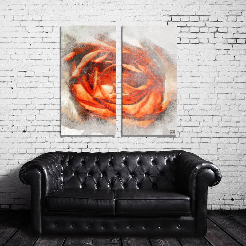 Ready2HangArt 'Born2BWild III' Floral Canvas Wall Art