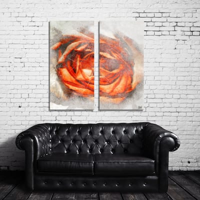 Ready2HangArt 'Born2BWild III' Floral Canvas Wall Art