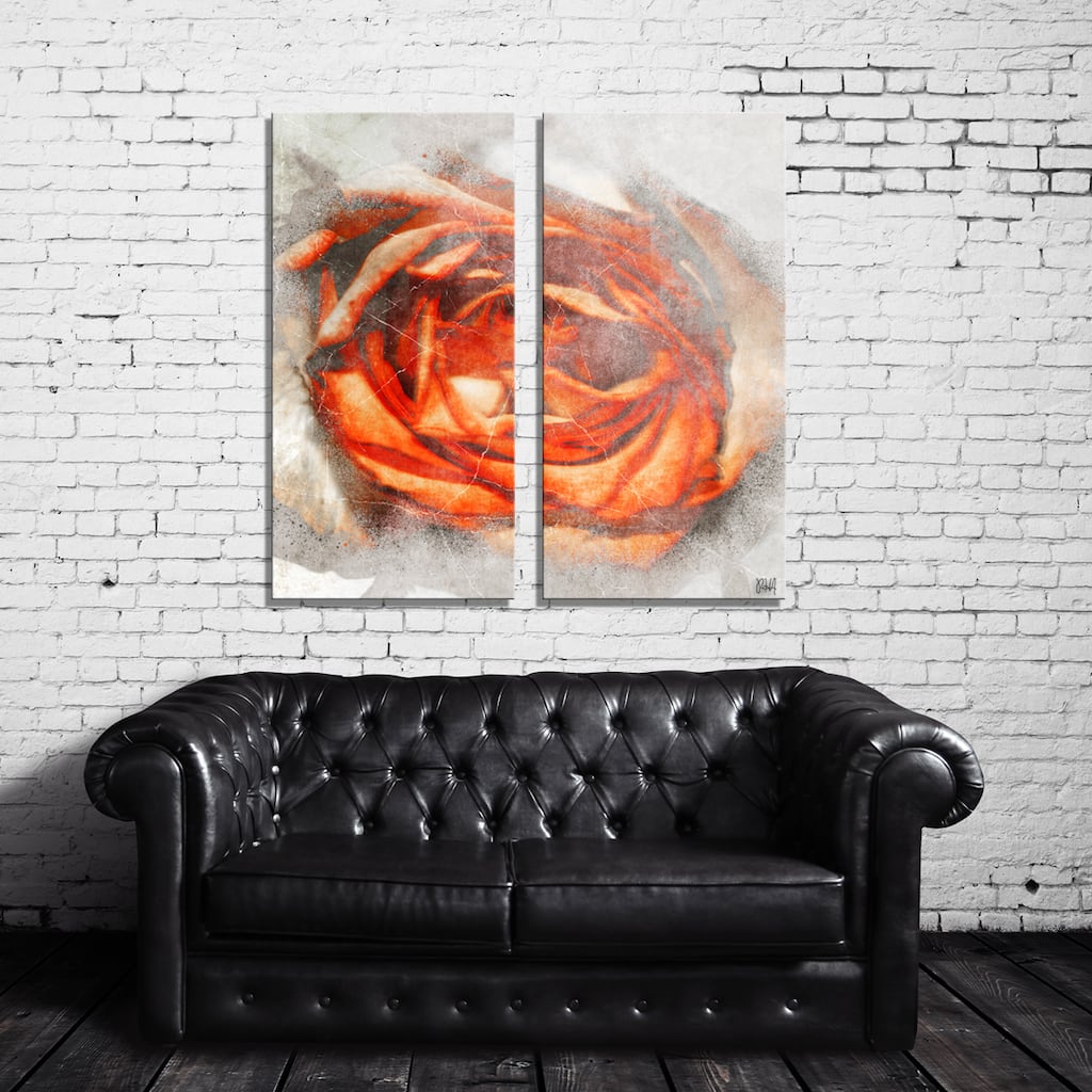Ready2HangArt 'Born2BWild III' Floral Canvas Wall Art