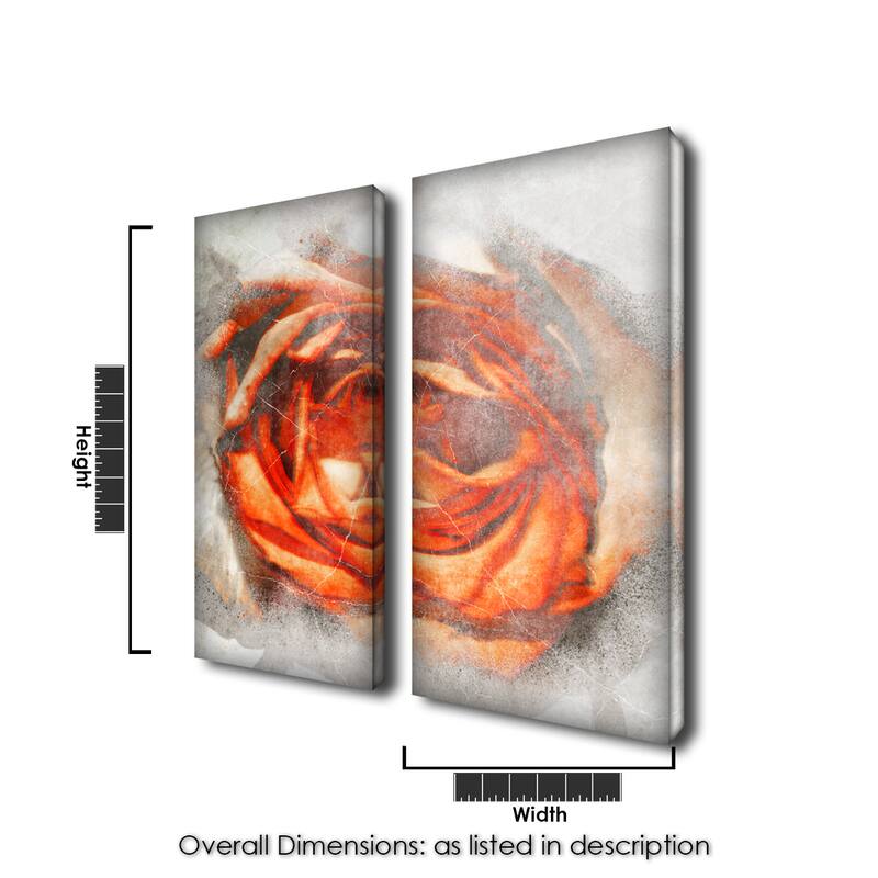 Ready2HangArt 'Born2BWild III' Floral Canvas Wall Art