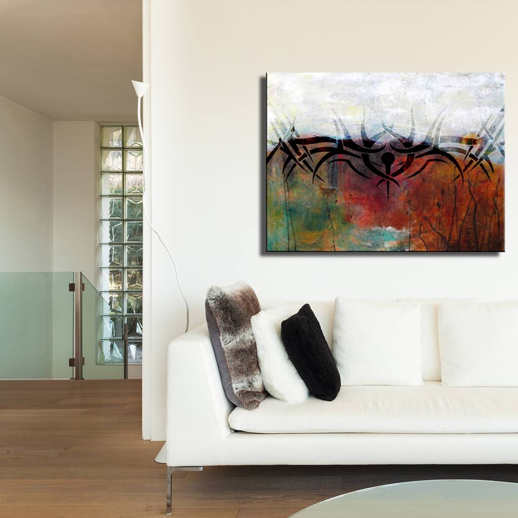 Ready2HangArt 'Born2BWild XXVI' Abstract Canvas Wall Art