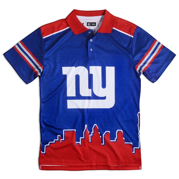 New York Giants NFL Polyester Thematic Polo Shirt