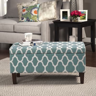 Porch & Den Prospect Decorative Storage Bench