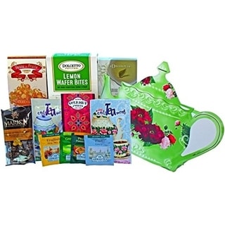 Tea Time Treasures Snacks and Treats Gift Basket