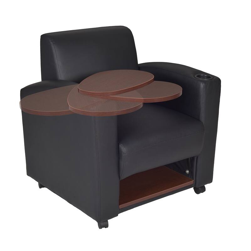Nova Tablet Arm Chair- Black/Java