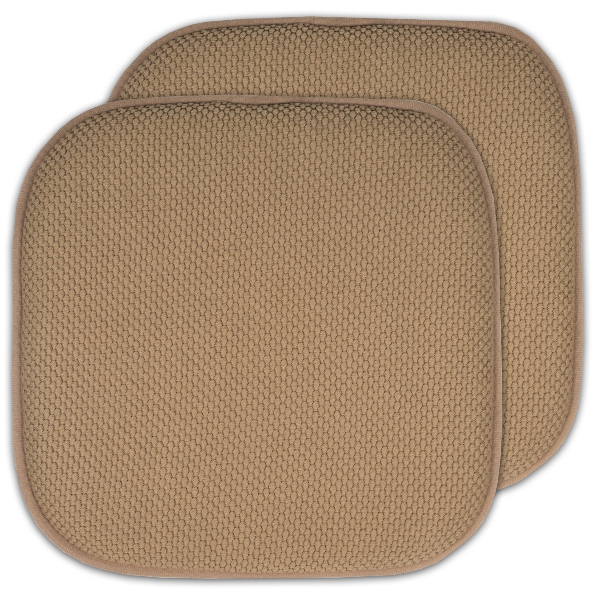 Taupe 16-inch Memory Foam Chair Pad/Seat Cushion with Nonslip Backing (2 or  4 Pack) - On Sale - Bed Bath & Beyond - 10858135