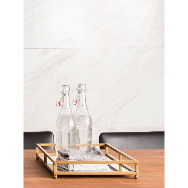 Aurelle Home Tuil Rectangle Tray (Set of 2)