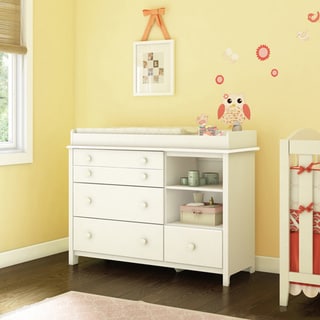 South Shore Little Smileys Large Changing Table And Removable Rail