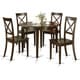 Shop Small 5-piece Round Table and 4 Dining Chairs - Free Shipping