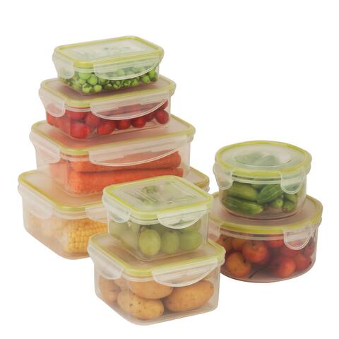Honey-Can-Do Snap Food Containers 16-piece Set