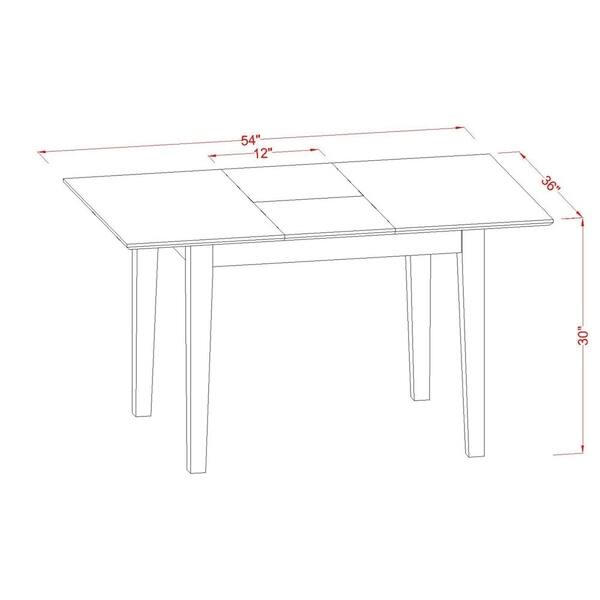 Shop 6 Piece Dinette Table And 4 Dining Chairs And Dining Bench