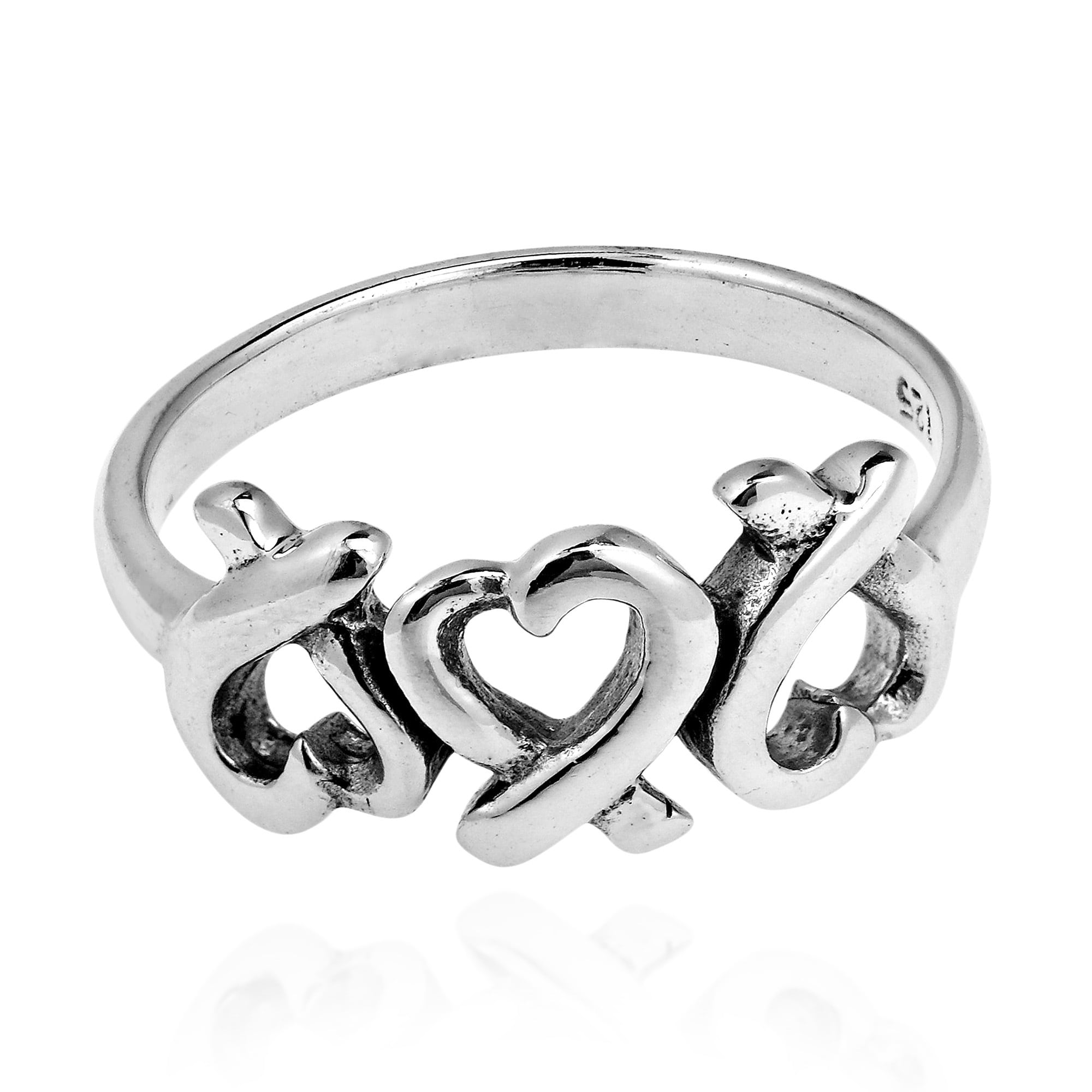 Clear CZ Cluster Bar Line Wedding Ring New .925 Sterling Silver Band Sizes 5-9