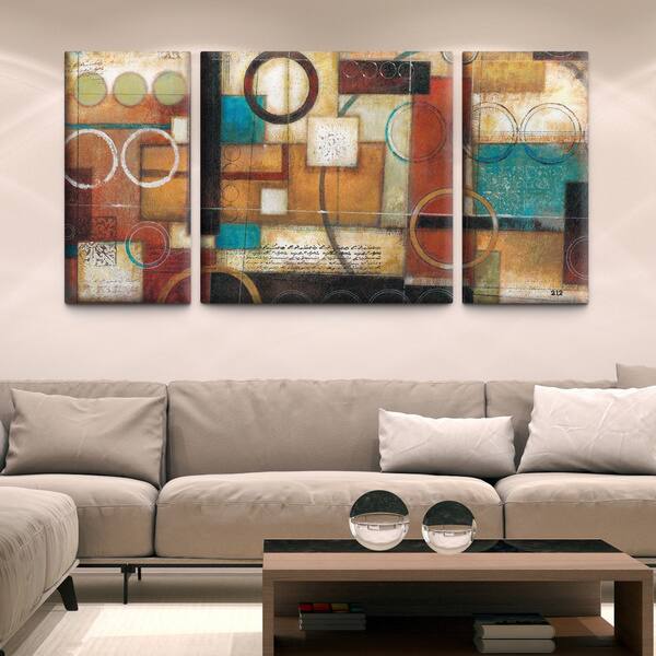 V-inspire Art, 30x60 inch Modern Abstract Oil Painting on Canvas Wall Art  Hand Painting Bright-Coloured Tree Art Living Room Bedroom Decoration Ready