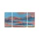 Candice England 'Sunset Sky' 30x60 Triptych Canvas Wall Art - Overstock ...