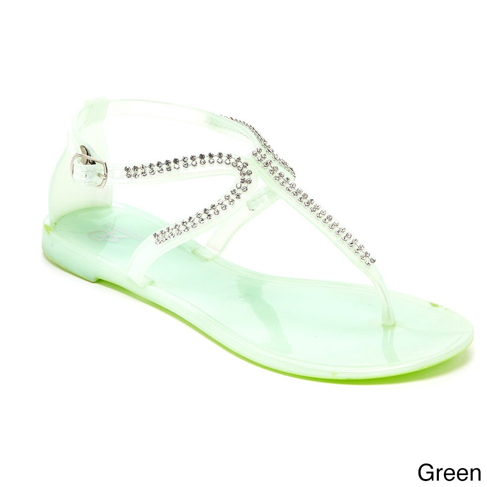 strappy jelly sandals womens