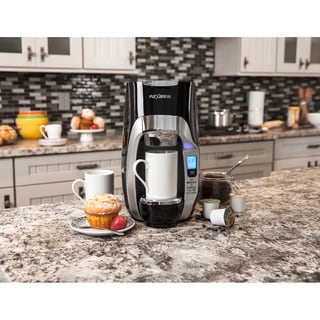 Hamilton Beach Black Programmable Single-Serve Coffee Maker with
