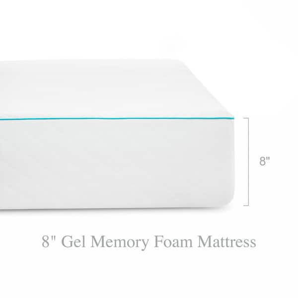 Linenspa 8 Inch Gel Memory Foam Mattress Bed Bath And Beyond 10296767 1090