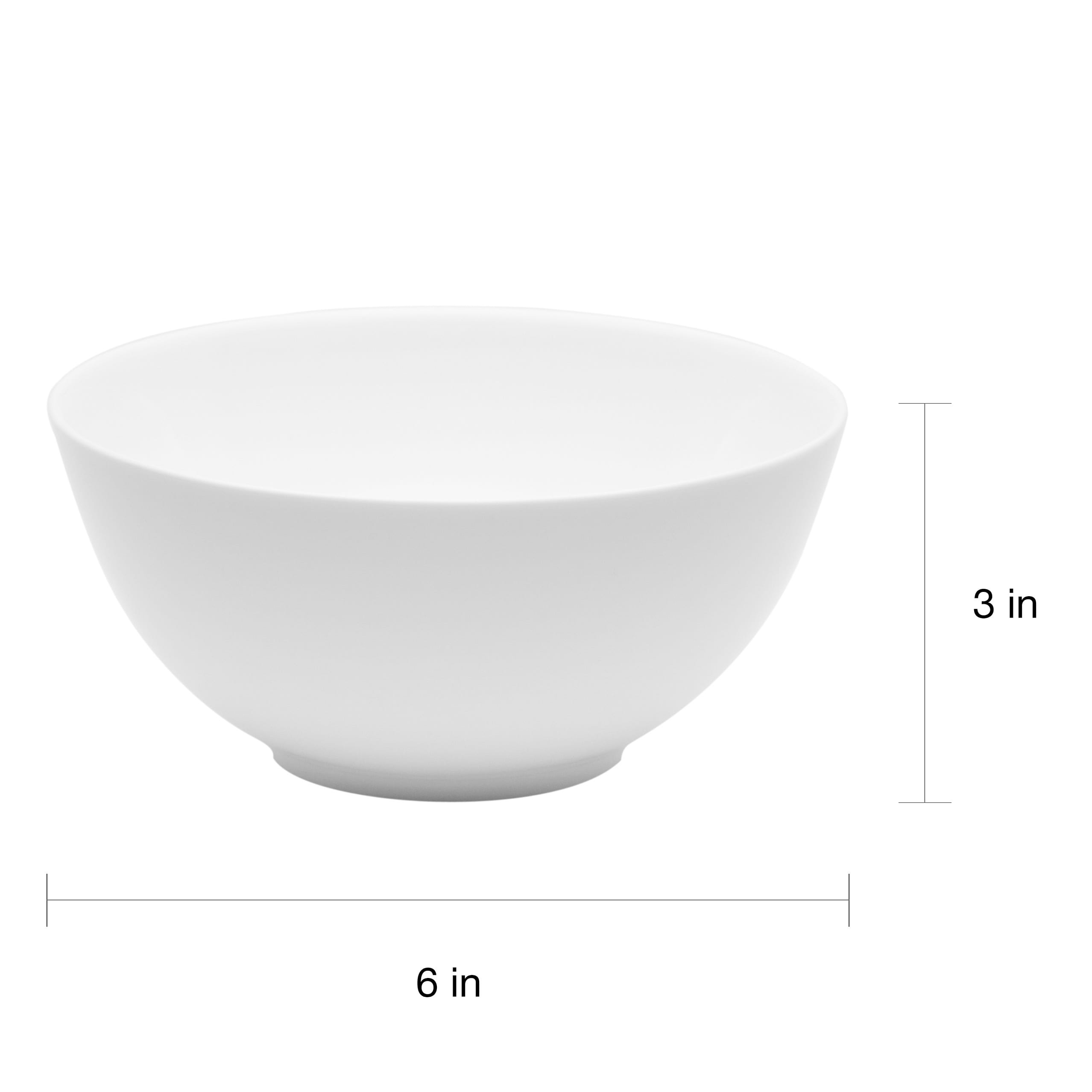 Tall Cereal Bowl - White - Set of 4 – Hummingbird Home & Co.