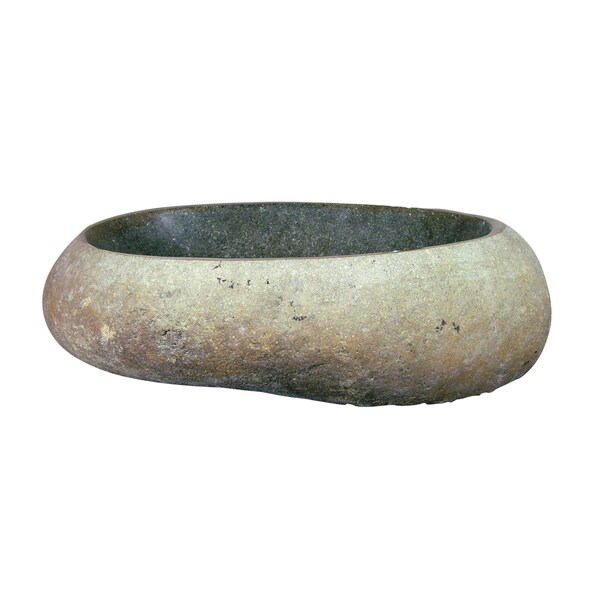 Yosemite Home Decor Boulder Stone Vessel Sink