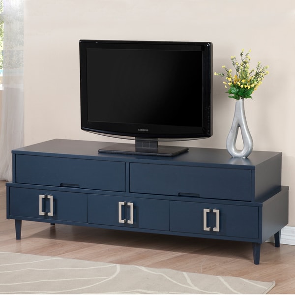 Navy Empire 60 Inch Entertainment Center Free Shipping Today Navy Empire 60 Inch Entertainment Center