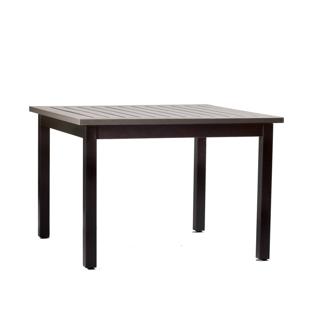 Faux Wood 42-inch Square Table