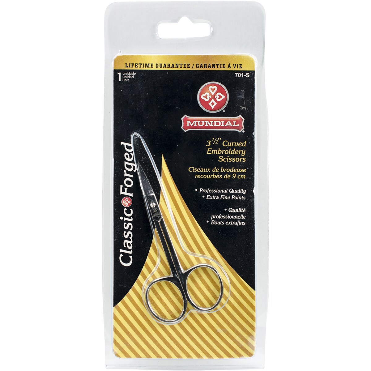 3.5 Curved Embroidery Scissor - 7393033123253