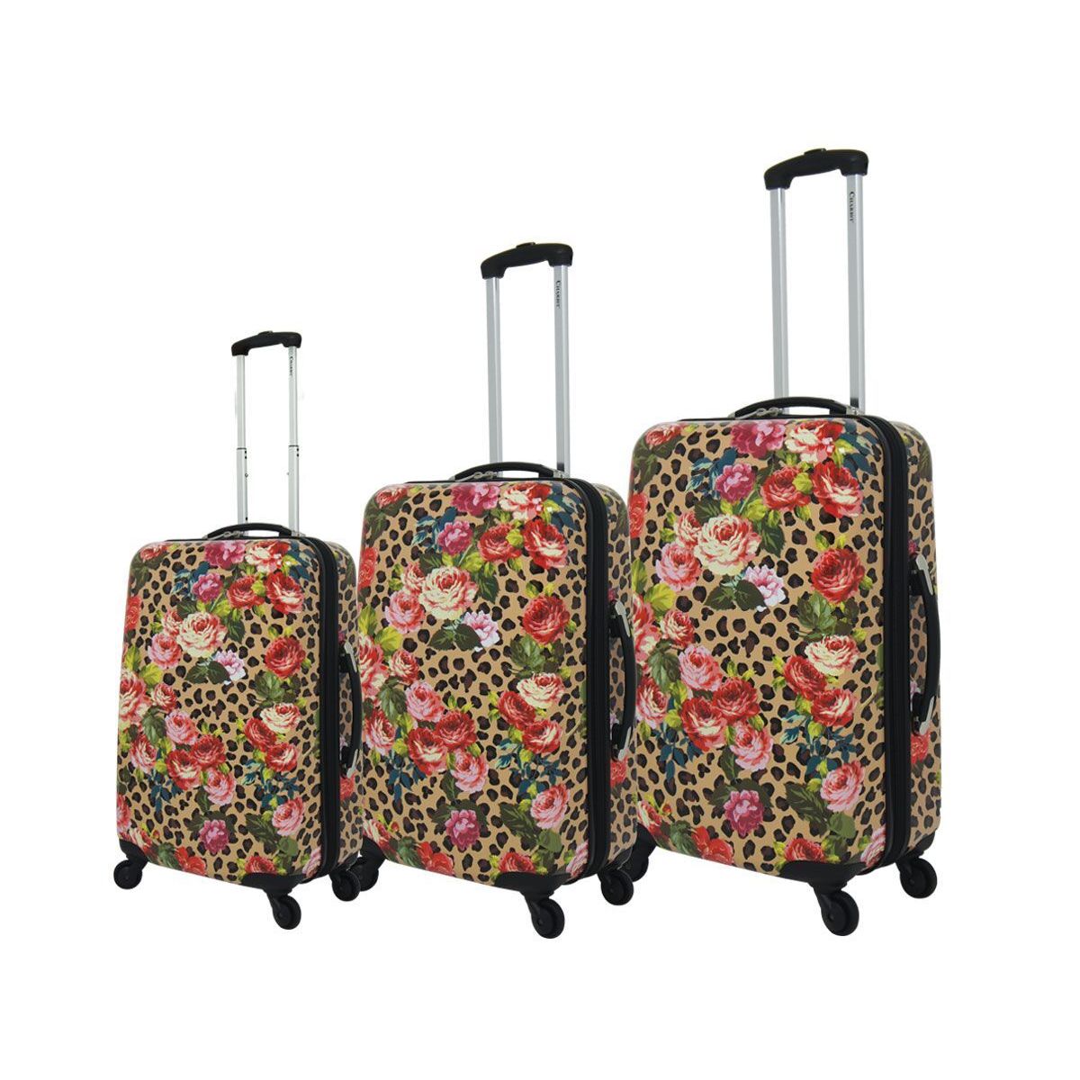 safari suitcase set of 3