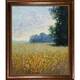 La Pastiche Claude Monet 'Champ d'avoine' (Oat Fields) Hand Painted ...