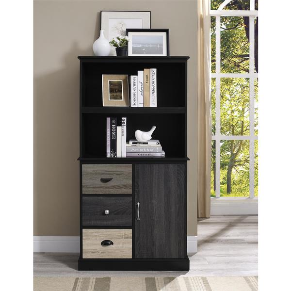 Bookcase With Storage Drawers Amazing Bookcases Ameriwood Home Blackburn Storage Bookcase Free Shipping Today