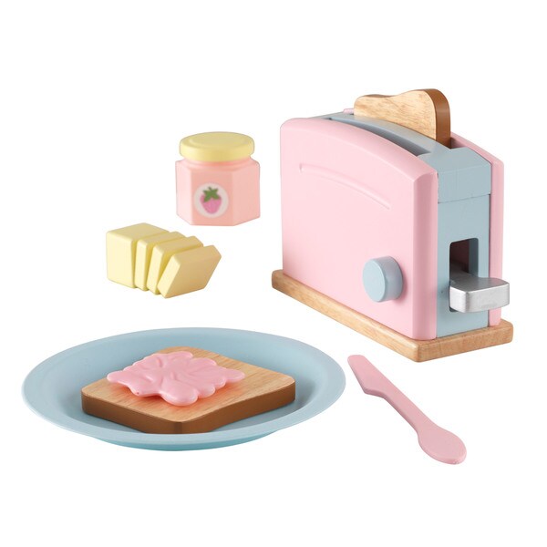 wooden toaster set