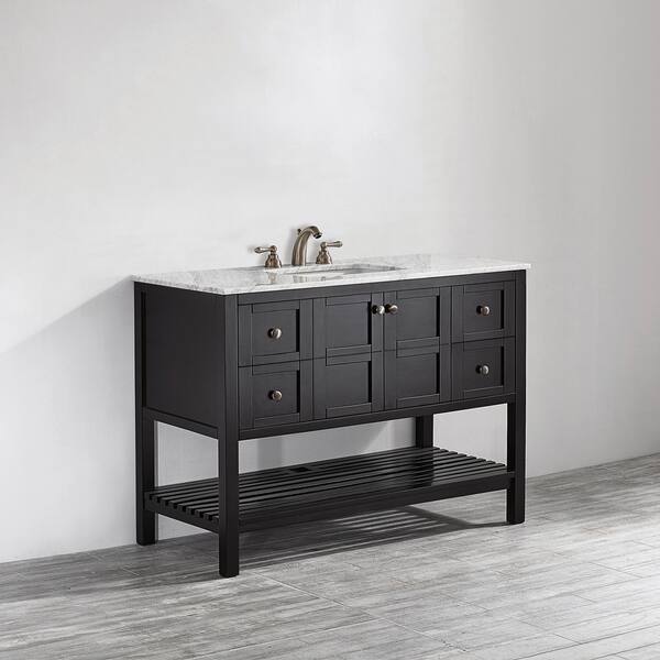 Shop Vinnova Florence Marble Top 48 Inch Single Vanity Overstock 10298652