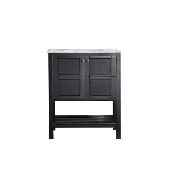 Florence 30-inch Vanity in Espresso (Mirrorless)
