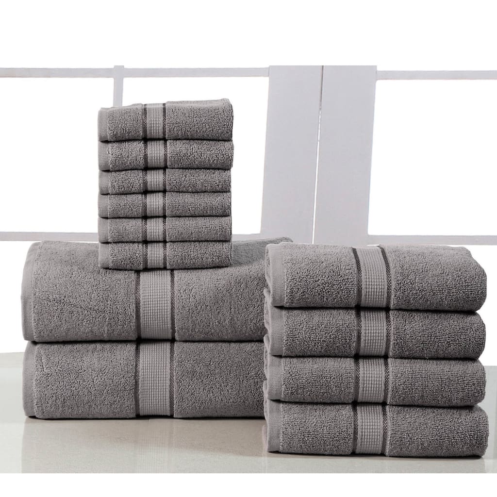 Elegance Spa Cotton 600 GSM 12-piece Towel Set
