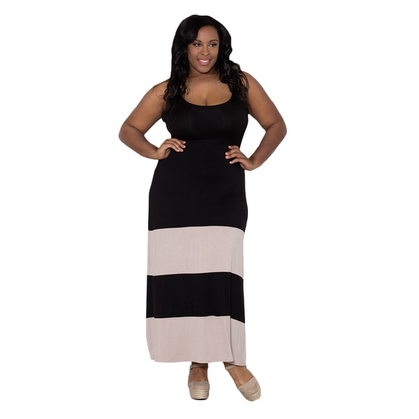 Sealed with a Kiss Womens Plus Size Bridget Maxi Dress