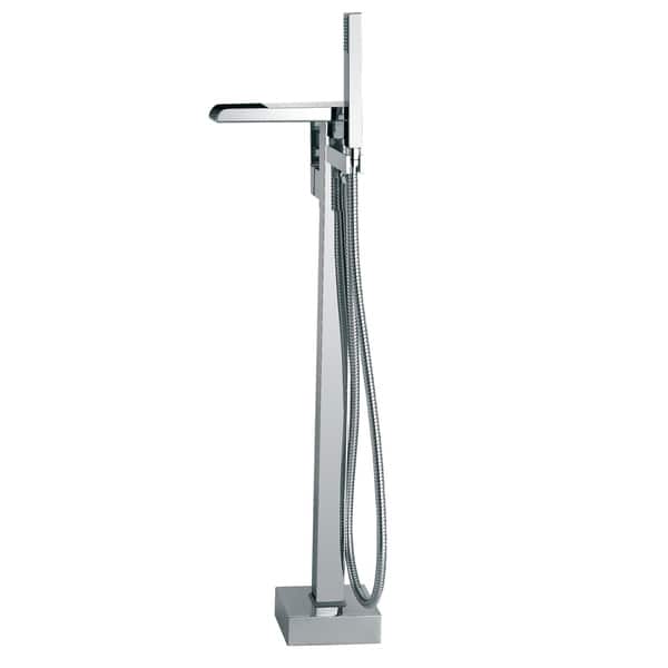 slide 1 of 7, OVE Decors Infinity Freestanding Faucet Chrome