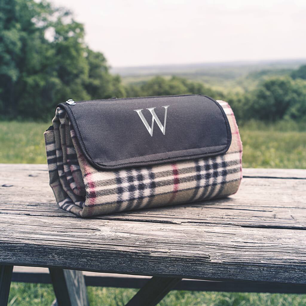 Personalized Tartan Plaid Tailgate Picnic Blanket