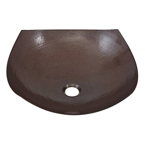 Sinkology Lovelace 16.5" Above Counter Vessel Copper Sink - 16.5" x 16.5" x 5.5"