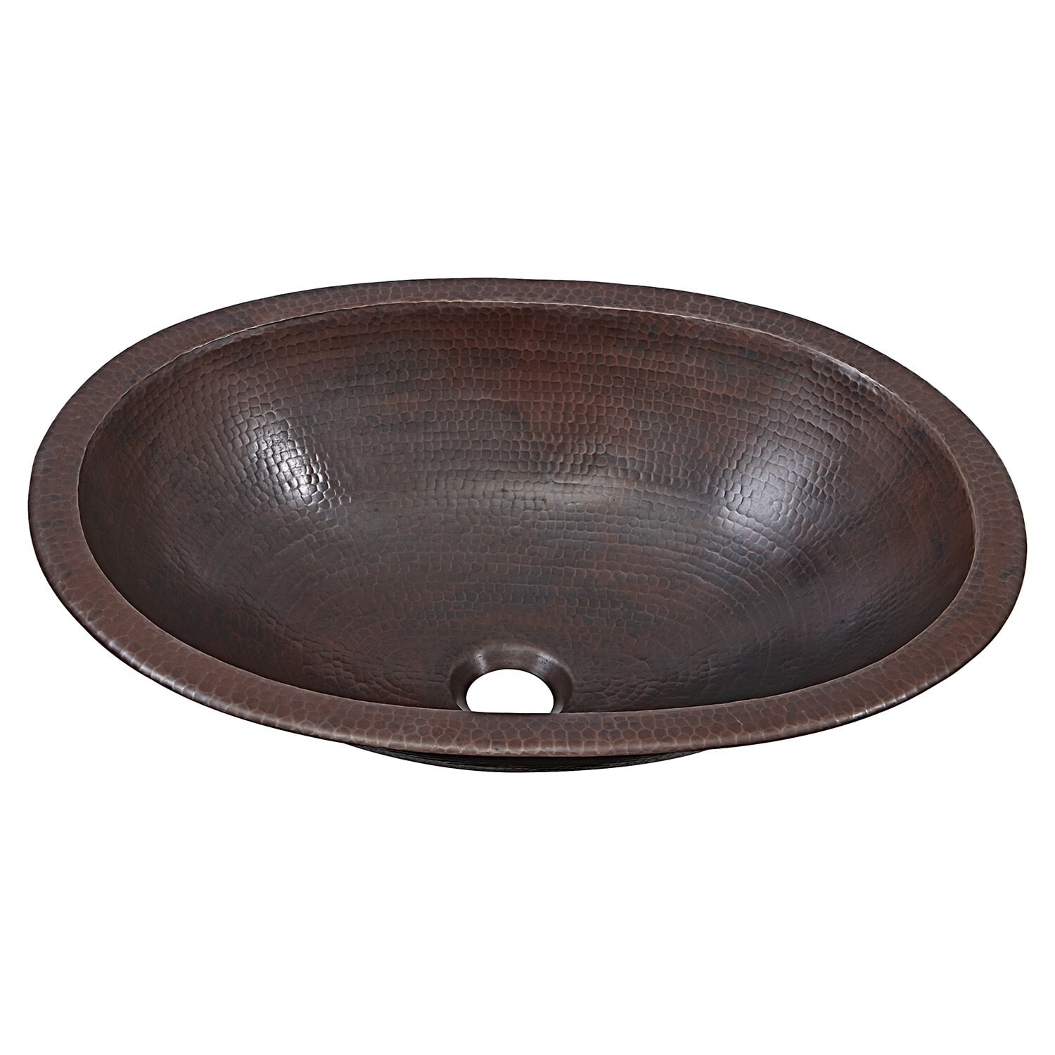 Premier Copper Products Overflow 1 5 Inch Oil Rubbed Bronze Pop Up Wallace 19 Inch Dual Mount Handmade Pure Solid Copper Bathroom Sink In Aged