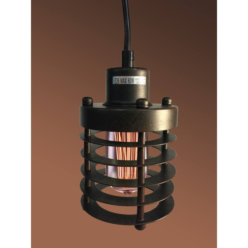 Bailey 1-light Black 4-inch Edison Pendant Lamp