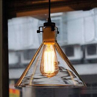 Annie 1 Light Adjustable Height 9 Inch Edison Pendant With Bulb