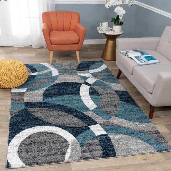 Osti Abstract Circles Area Rug On Free Shipping Osti Abstract Circles Area Rug