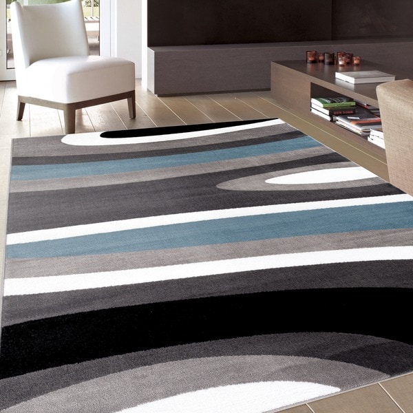 Abstract Contemporary Modern Area Rug