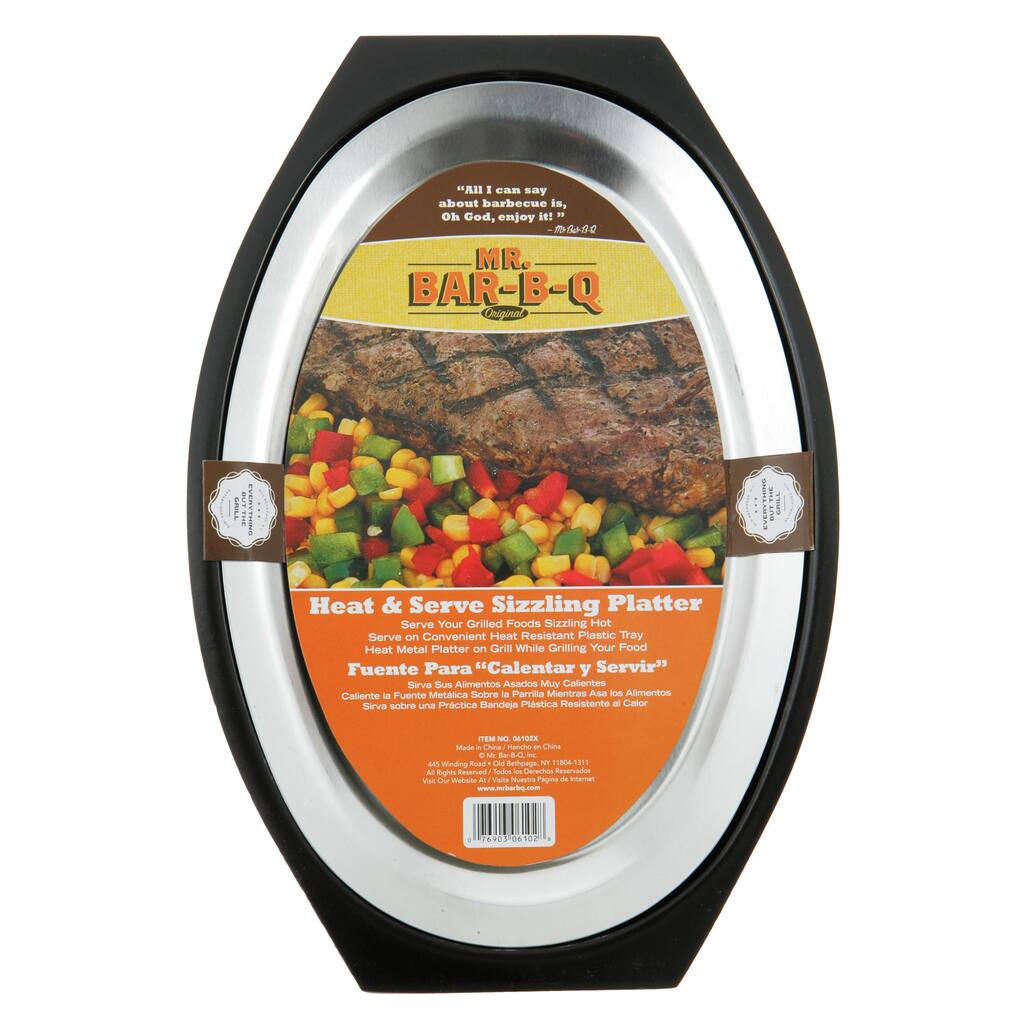 Mr. Bar-B-Q Heat and Serve Sizzling Platter