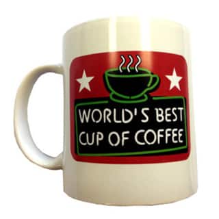 Elf World's Best Cup of Coffee 11-ounce Ceramic Mug