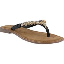 Journee Collection Women's 'Morning-17' Floral Accent Thong Sandals ...