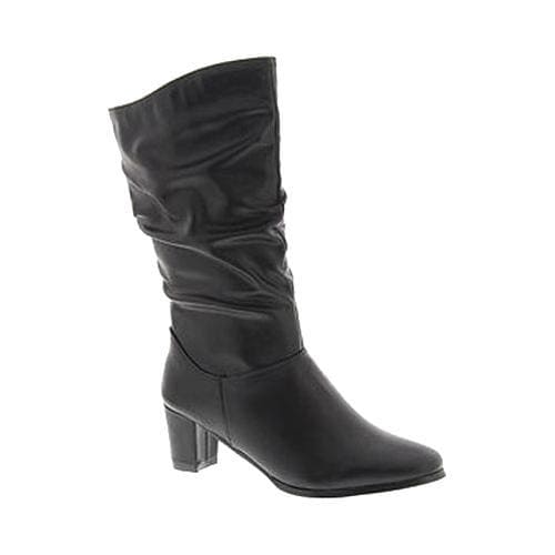 Shop Women's Wanderlust Delaney Slouch Boot Black Faux Leather - On ...