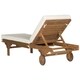 Safavieh Outdoor Living Newport Brown/ Beige Cart-Wheel Adjustable Chaise Lounge Chair - 27.6" x 78.7" x 14.2" - Thumbnail 4